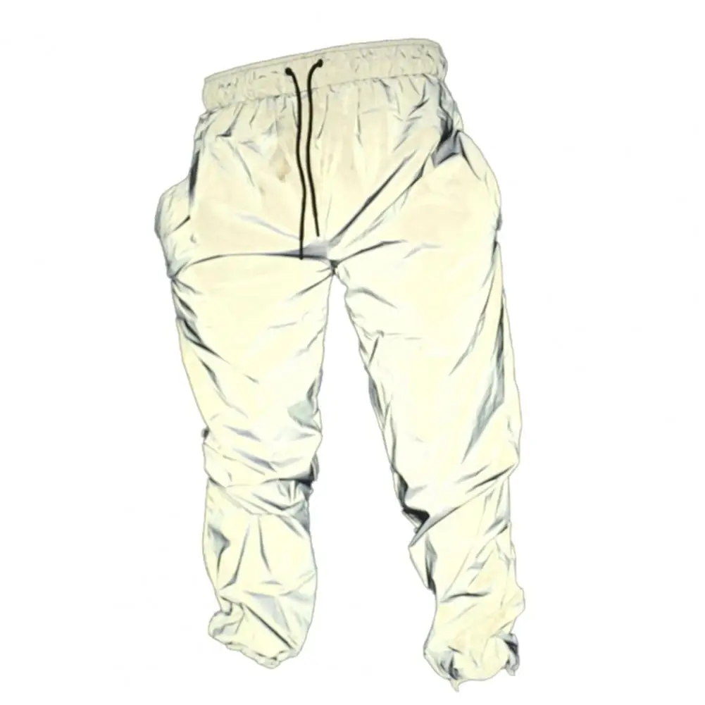 cheap sweatpants Brand Men's Trousers Reflective Pants Fluorescent 2022 Hip Hop Pants Casual Sports Night light Joggers streetswear sweatpants mens active wear pants