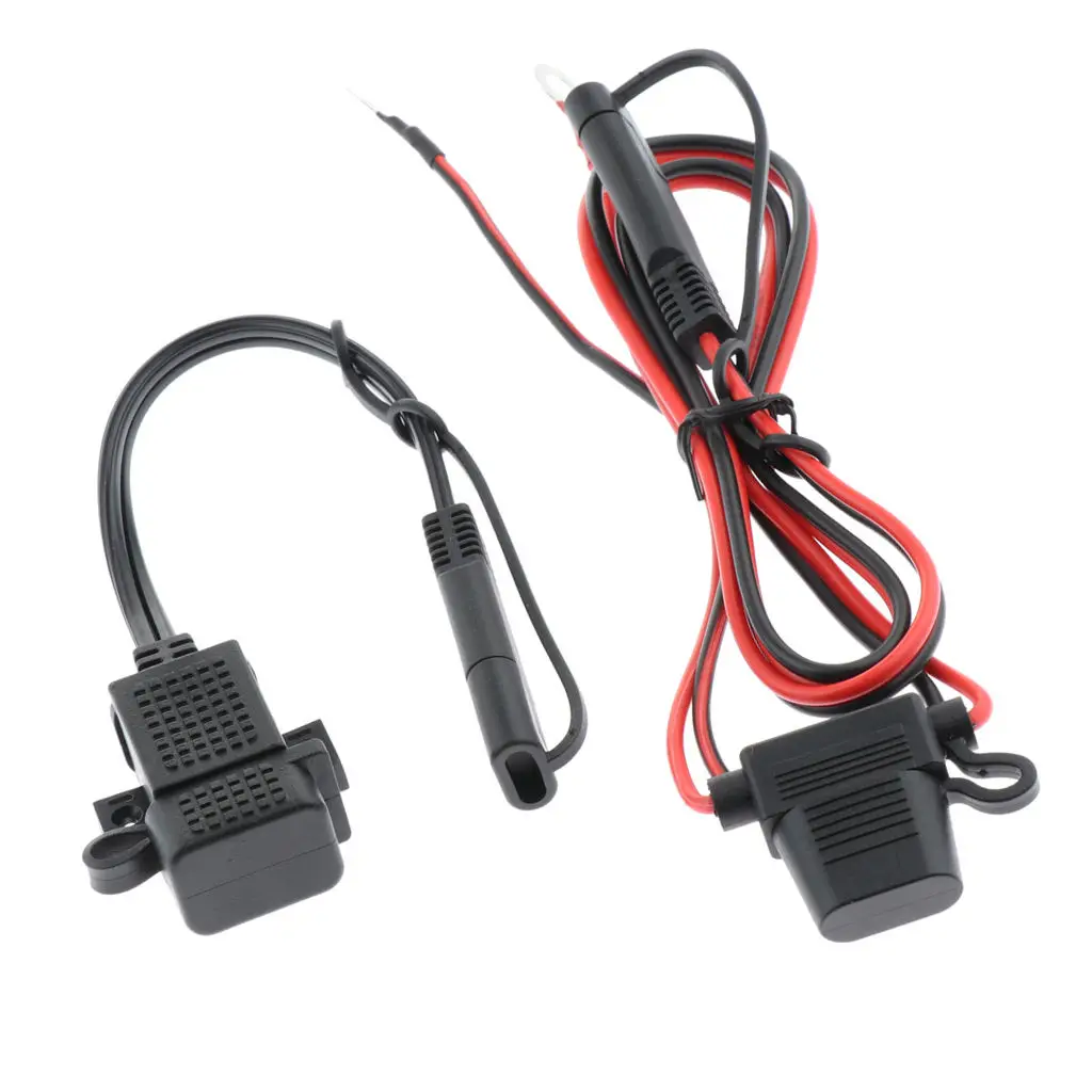 Waterproof Motorcycle USB Charger Adapter for Cable Phone Tablet GPS