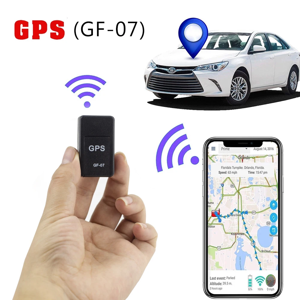 Gps Tracker Car Vehicle Locator Motorcycle Tracker Car GF07 Mini Truck Locator Anti-Lost Recording Tracker Gps Tracking Device GPS Trackers