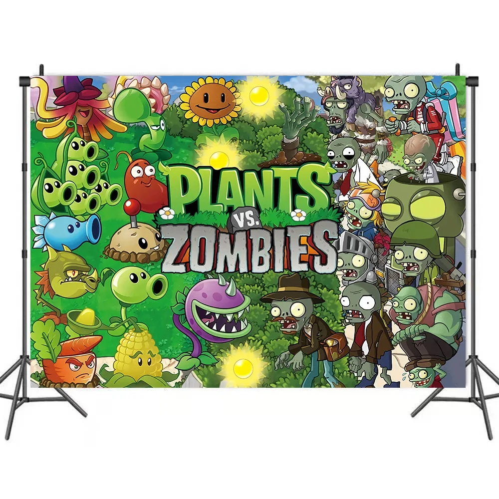 Plants Vs Zombies Decorations Birthday - Animation Derivatives/peripheral  Products - Aliexpress