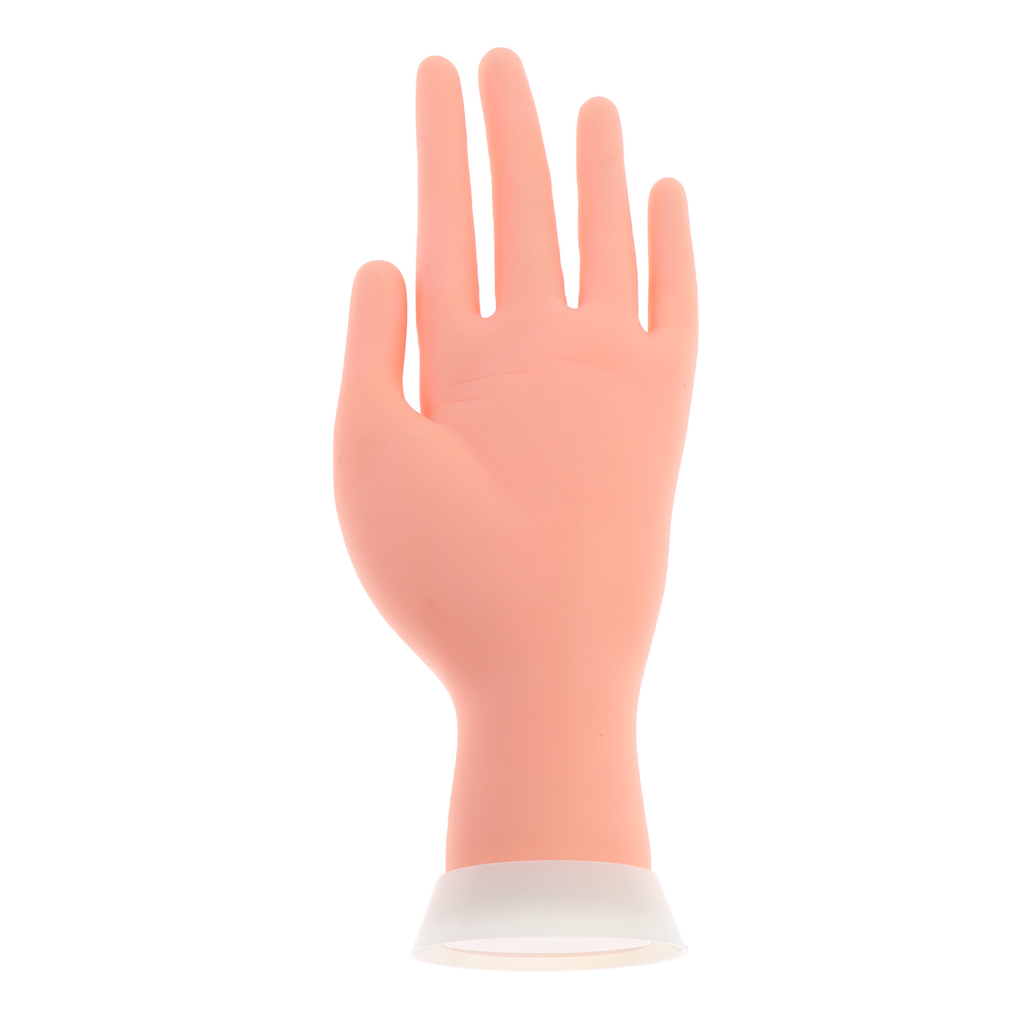 Professional Bendable Flexible Mannequin Hand Display Tool for Nail Art Training Practice DIY Nails Crystal Nails
