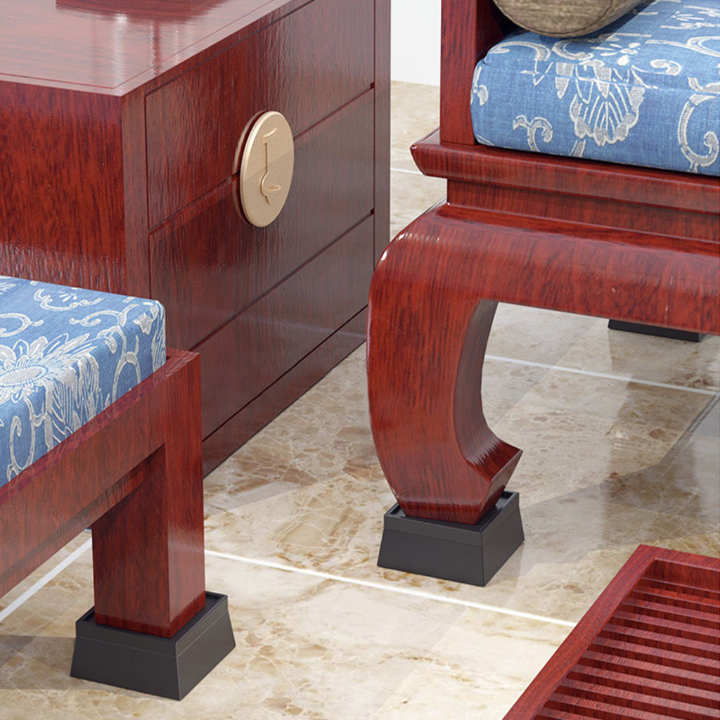 Bed Leg Pads Durable Elevated Strong Bearing for Home Furniture Office Desk