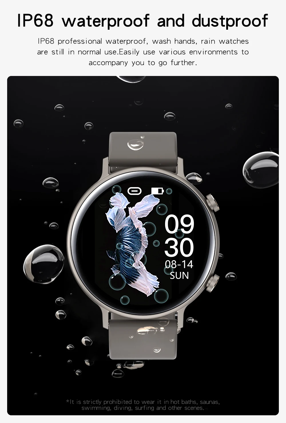 2023 Smartwatch IP68, Apple & Samsung Android