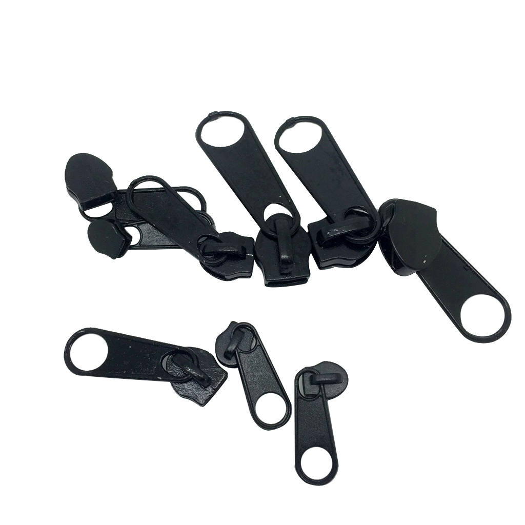 9pcs New Metal Fix Zipper Zip Sliders  Instant Repair Kit Replacement