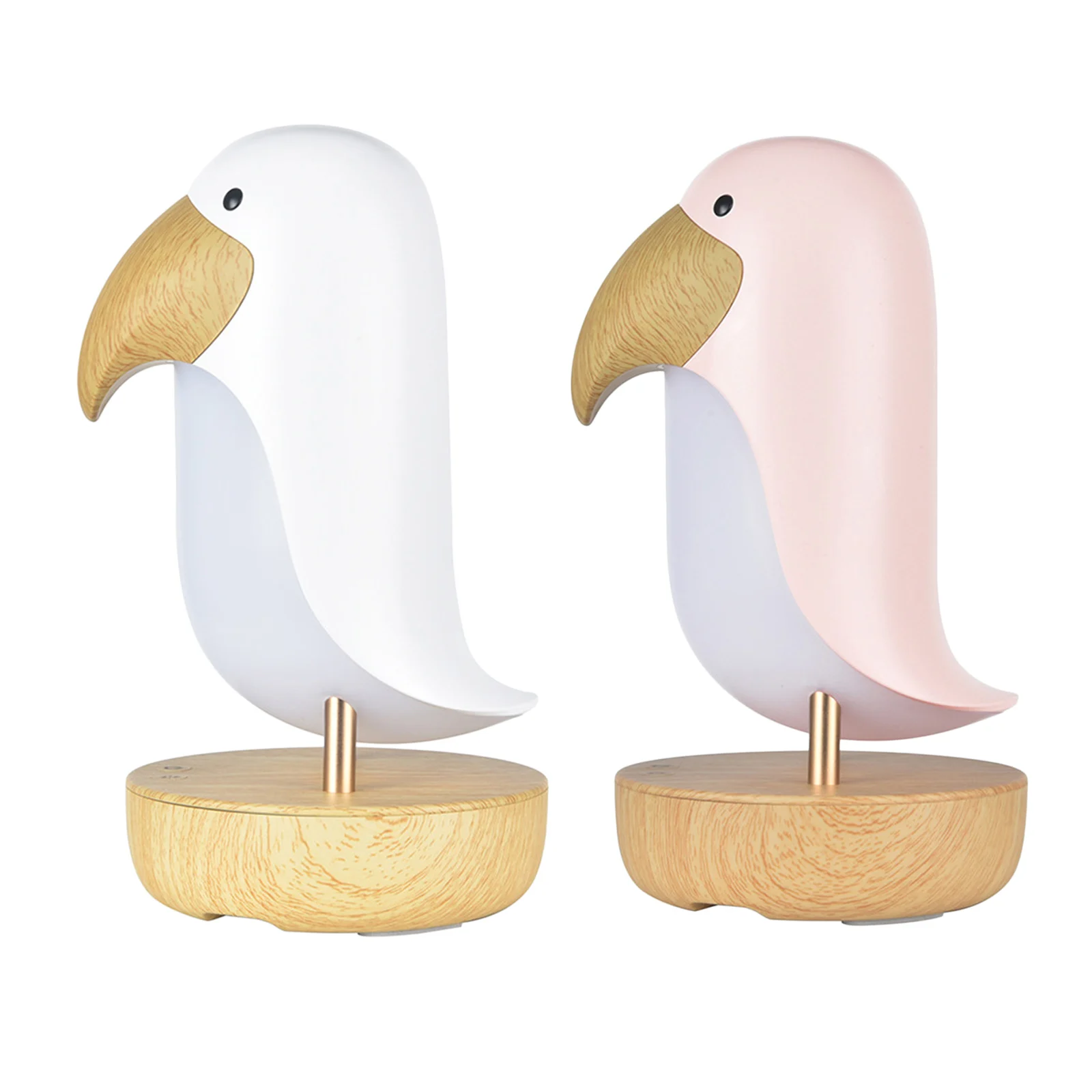 Bird Night Light for Kids USB Dimmable Desk Lamp Children Bedroom Nursery Baby Nightlight Atmosphere Light