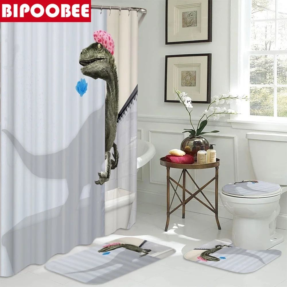 Details about   White Skeleton Queue Shower Curtain Bath Toilet Pad Cover Bath Mat 