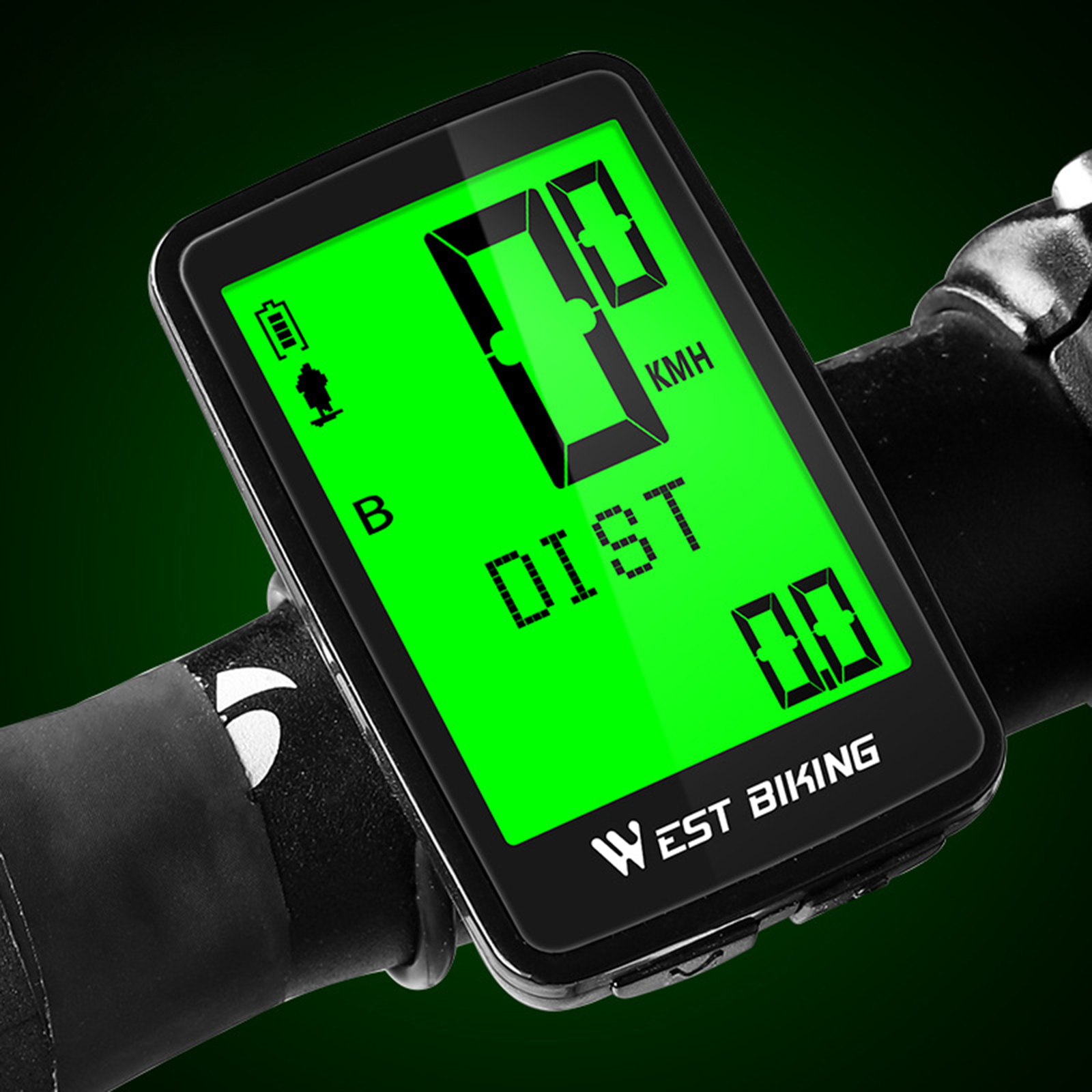 Bicycle Computer Wireless Support Five Languages Bike Computer Waterproof Speedometer Odometer Cycling Stopwatch with Display