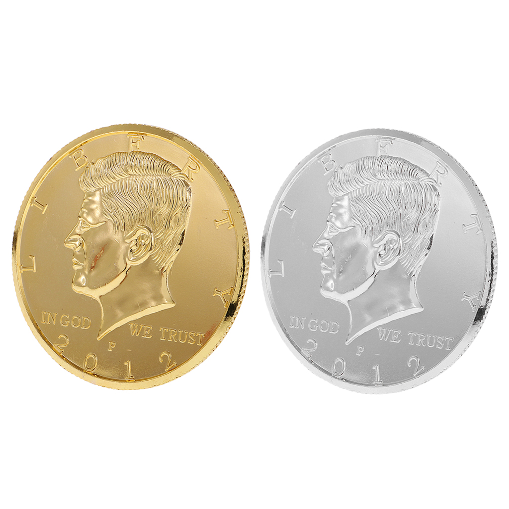 Double Side Jumbo Metal Production Magic Coin Magician Gimmick Prop