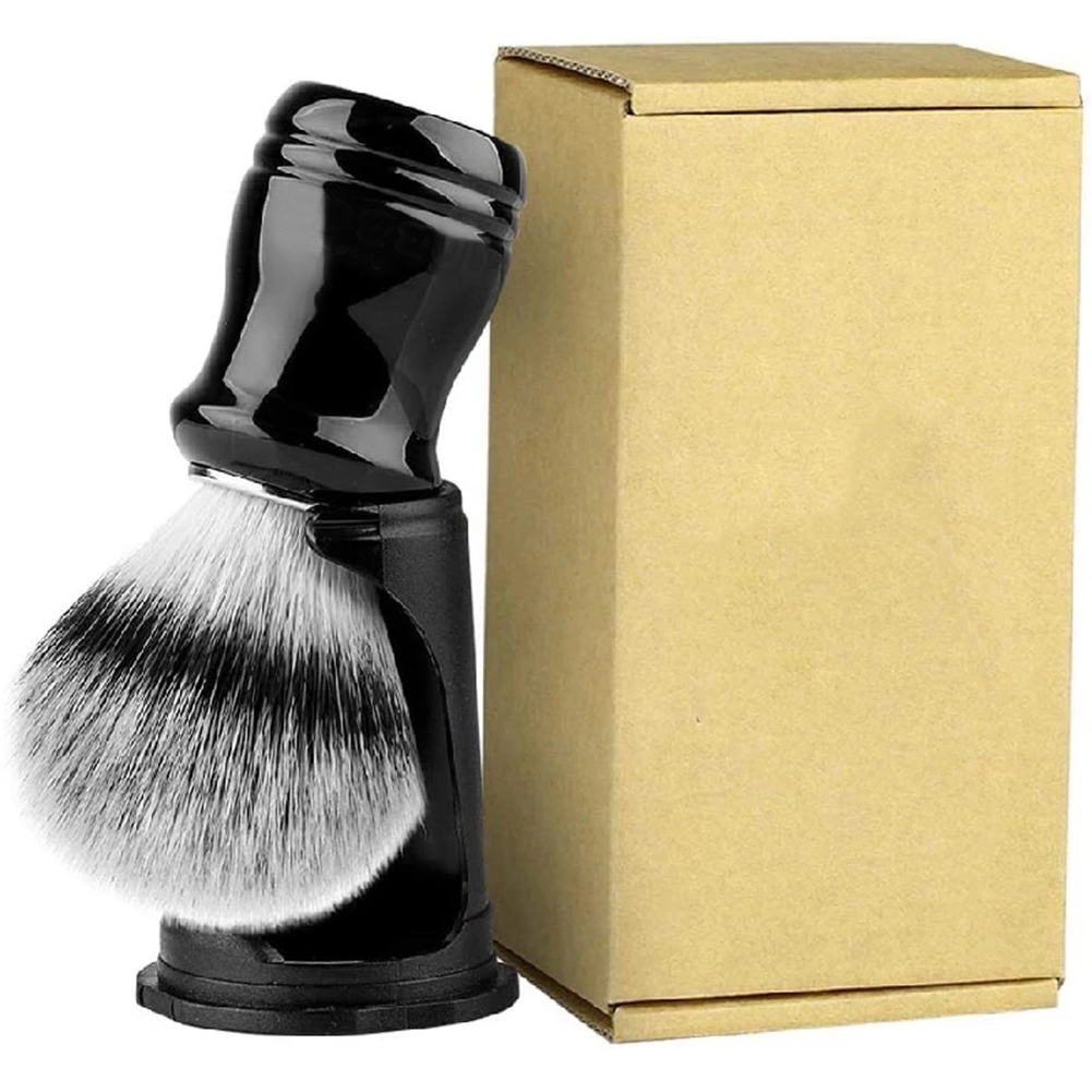 Best of 22mm Synthetic Badger Shaving Brush With Black Holder Stand 2IN1 Resin Handle Foam Brush Set For Men Close Wet Shave Reviews & Tips