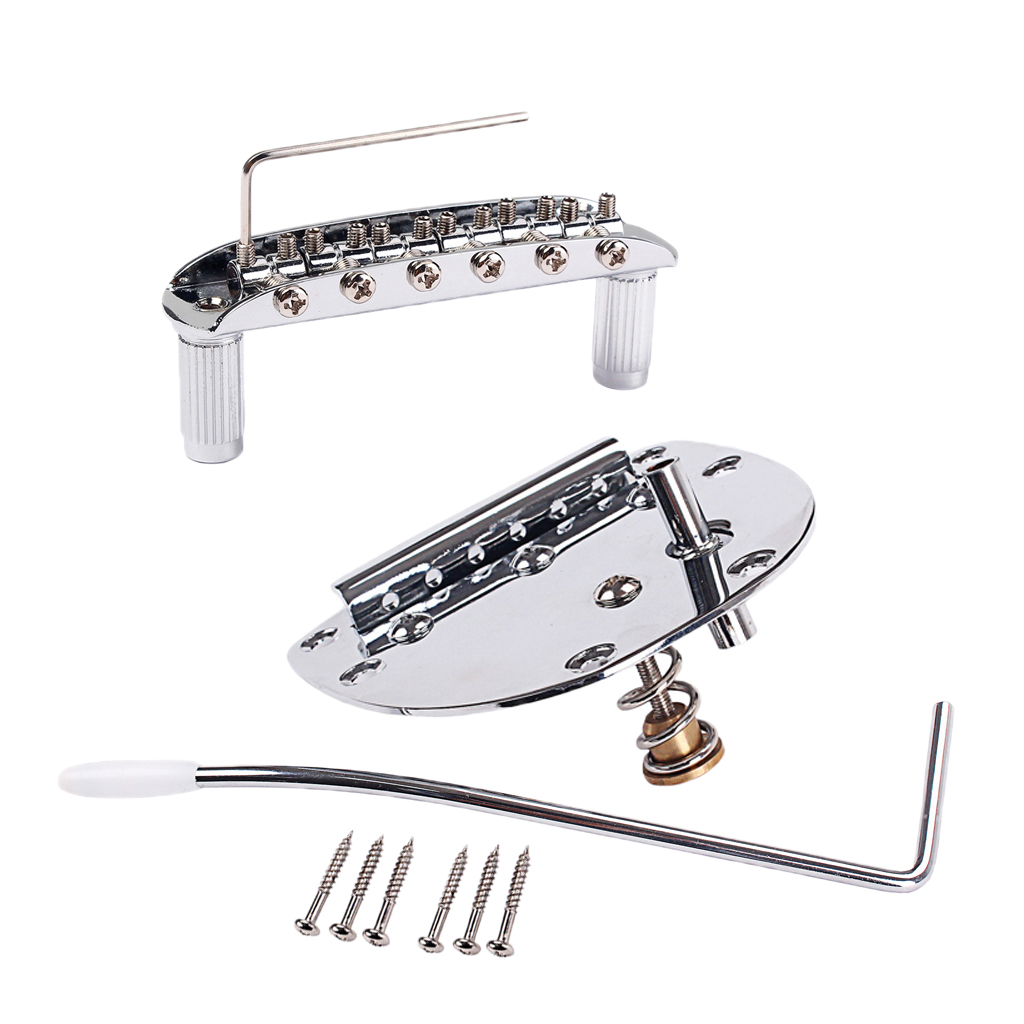 Guitar Tremolo Bridge Tailpiece w/Whammy Bar Set for  Guitar
