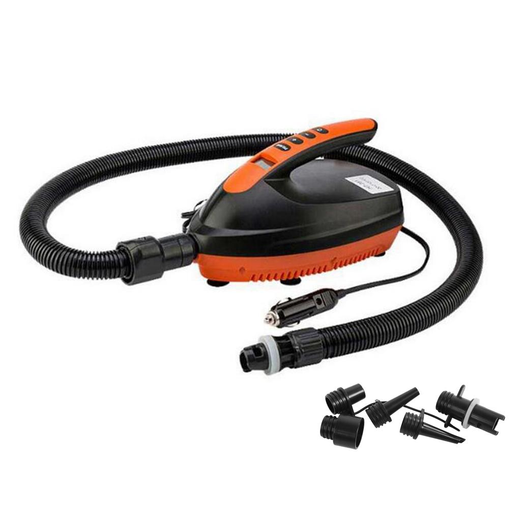 16 PSI LCD Tire Inflator Car Air Pump Compressor Electric Portable 12V DC Volt