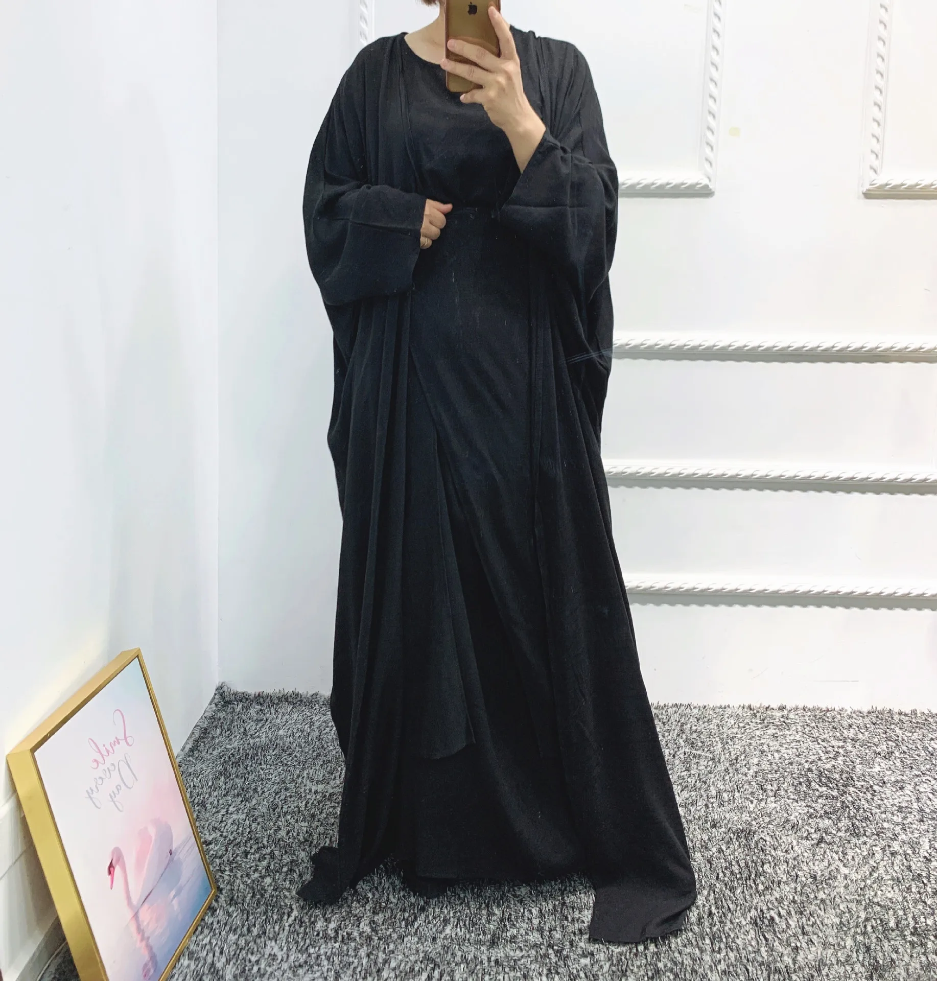 turquia ramadan 3 peça conjuntos muçulmanos hijab