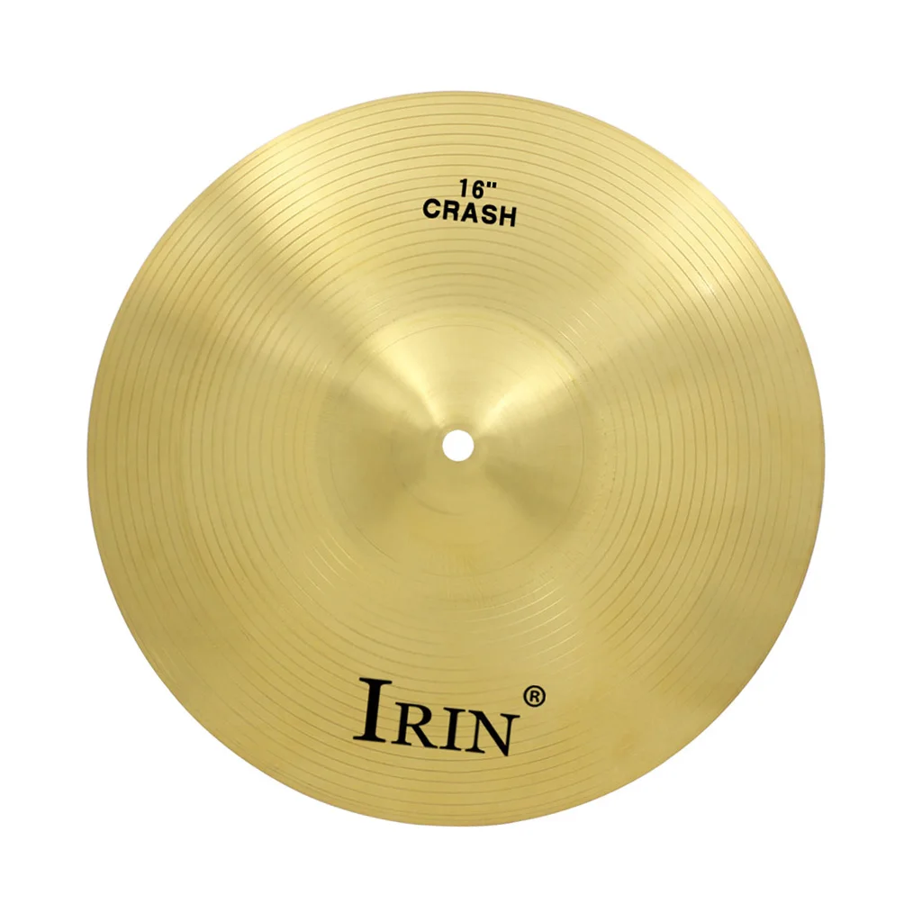 16 Inch Brass Crash Ride Cymbal Hi Hat Cymbals for Drum Percussion Musical Instrument Set 400 x 400 x 30mm