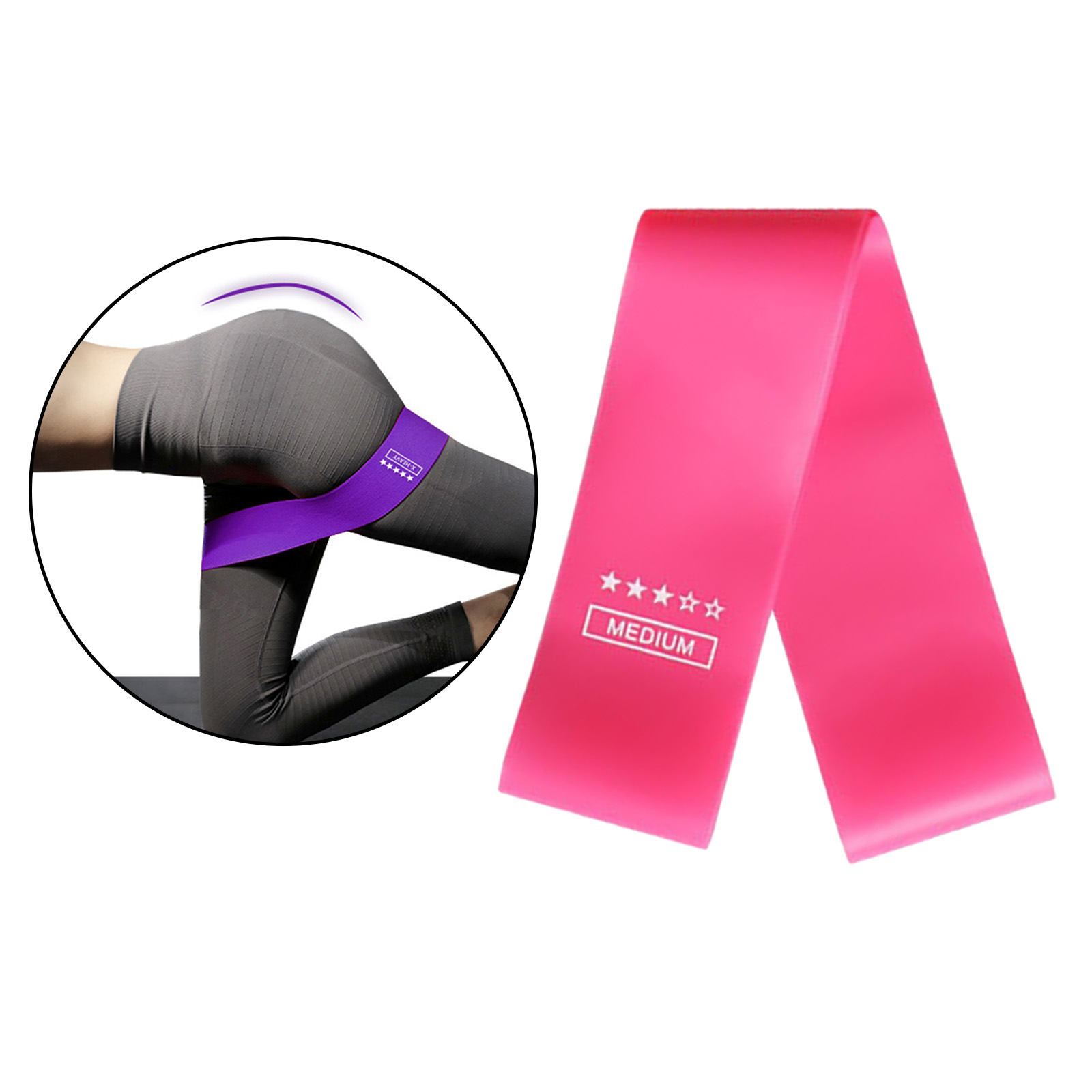 Professional Sports Fitness Exercise Gym Strength Resistance Band for  Upper & Lower Body Core Exercise Physical  Lower Pilates