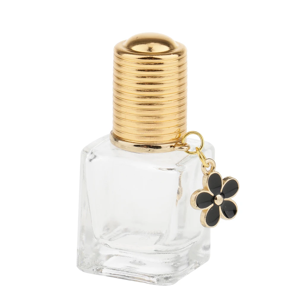 Portable Makeup Perfume Bottle, 8ml Glass Essential Oil Aftershave Empty Bottle,
