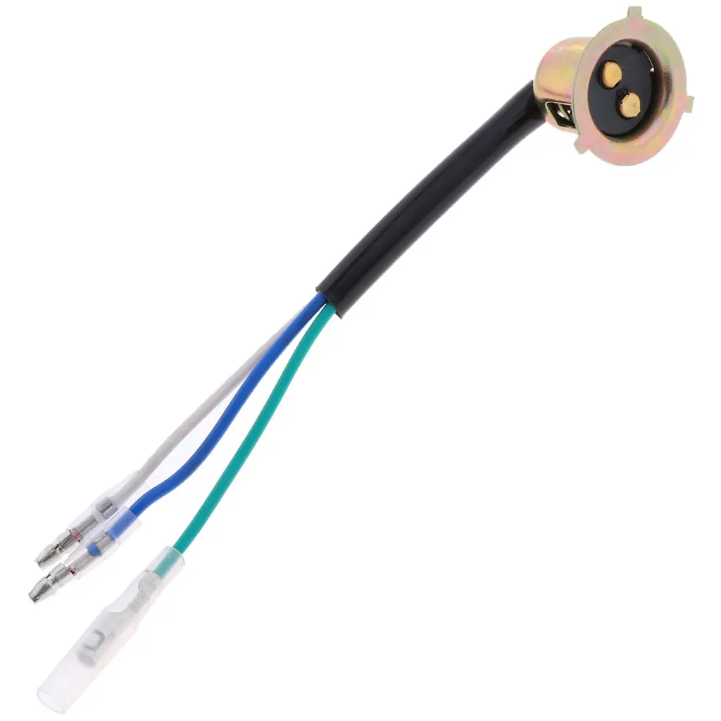 Motorbike Headlights Repair Bulb Holder Connector Plug Wire Socket Replacement for Honda CG125