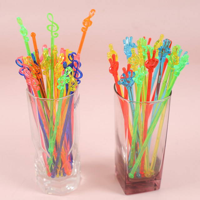 50Pcs Acrylic Drink Stirrers Muddler Cocktails Set Tropical Stir Sticks Coffee  Stir Sticks Swizzle Stick Wedding Party Supplies - AliExpress