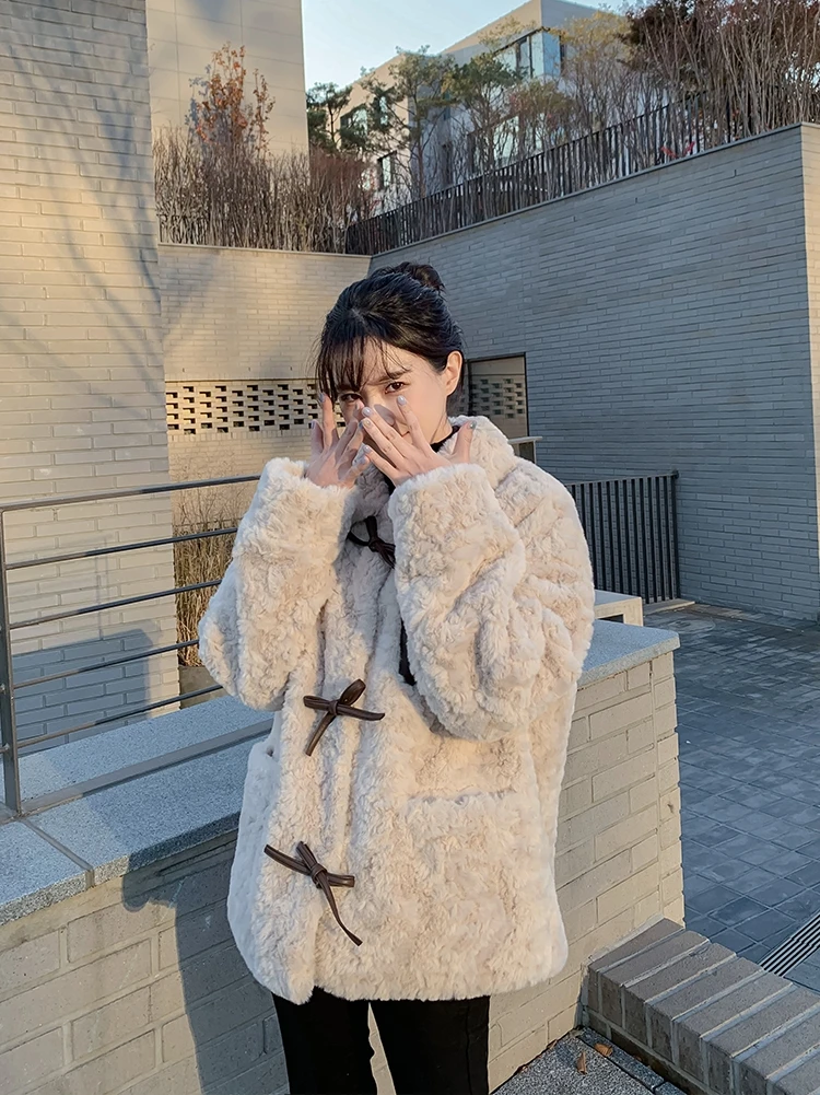 grosso para as mulheres inverno coreano moda