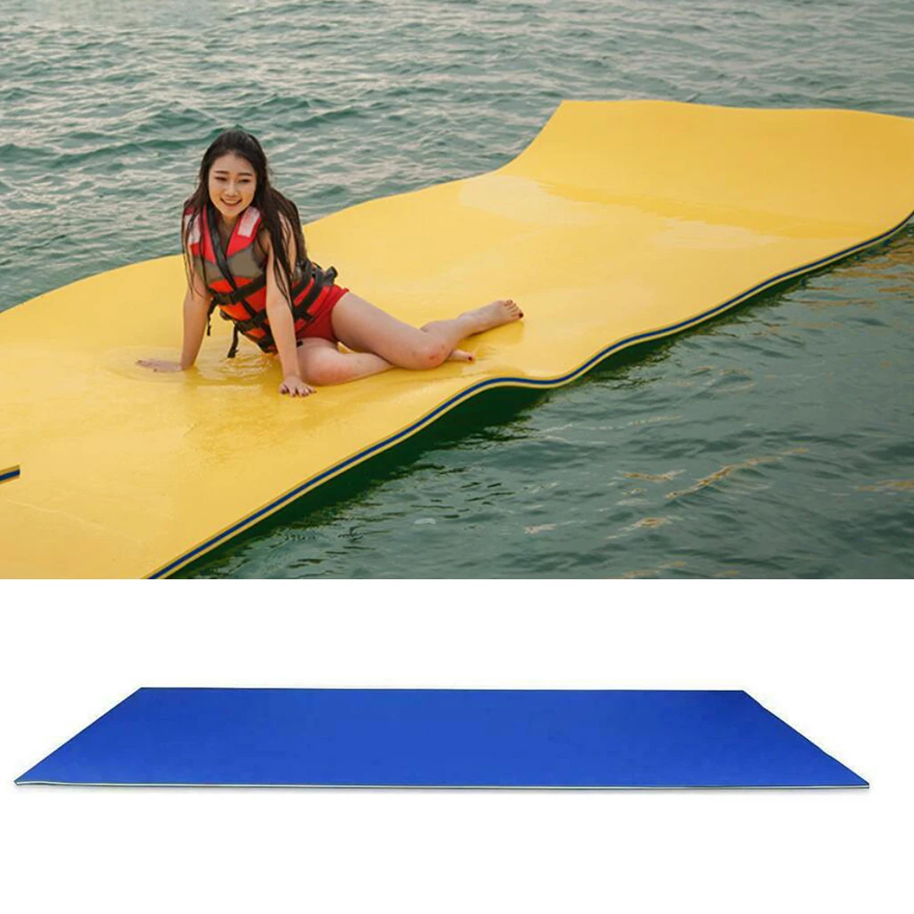 Ultimate Swimming Foam Mat Pool Floating Mattress Lake River Single Person Floating Bed Blanket Cushion for Kids Adults