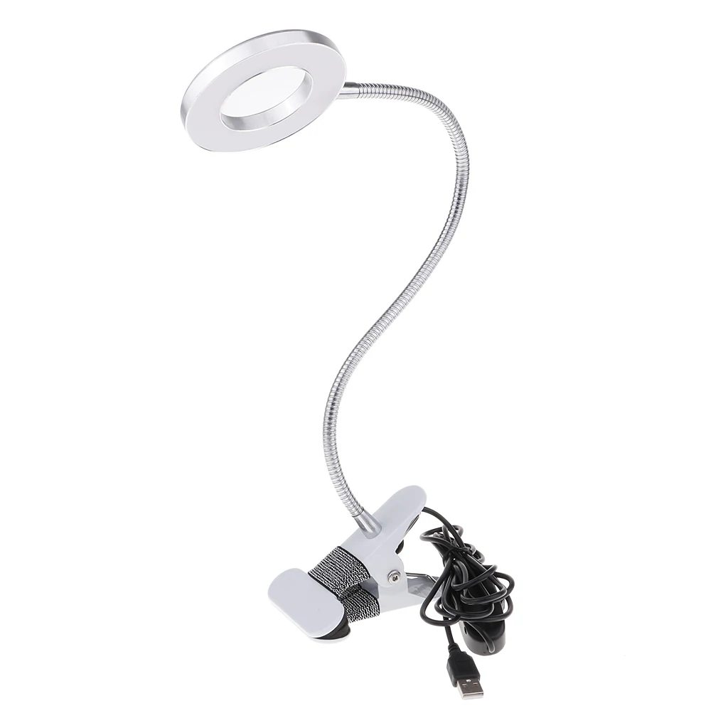 USB Makeup  LED Lamp Clip Adjustable Eyelash Manicure Light Salon Spa