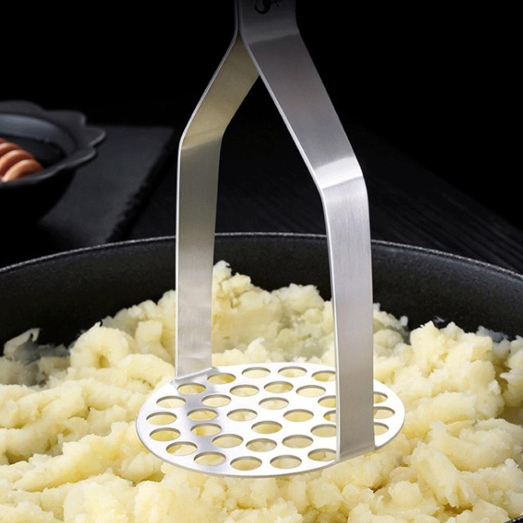Heavy Duty Potato Masher Stainless Steel Potato Ricer for Kitchen Vegetable