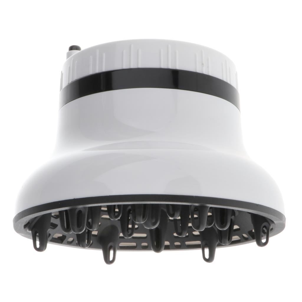 Universal Hair Diffuser Adaptable for Blow Dryers with Rotatable Design for Curly or Wavy Hair, 2 Colors to Select