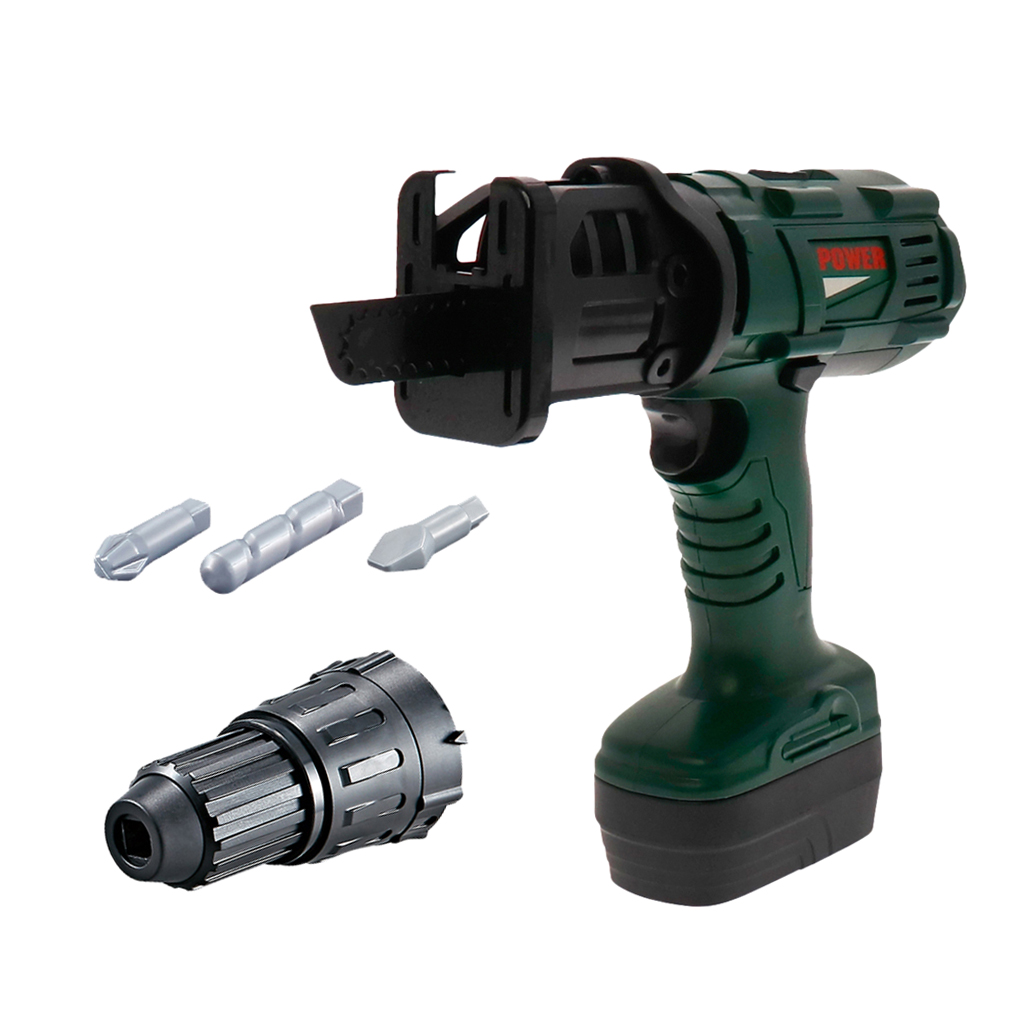 Kids Power Construction Toy Plastic Tool Chainsaw With Sound Pretend Play