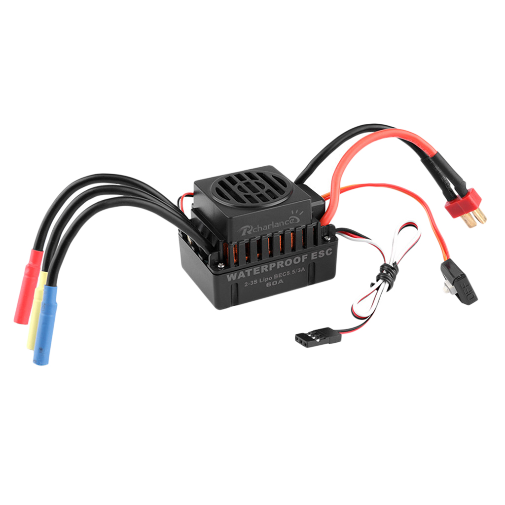 1pc   60A   Brushless   ESC   3650   3900kv   for   1 / 10   RC   Car  