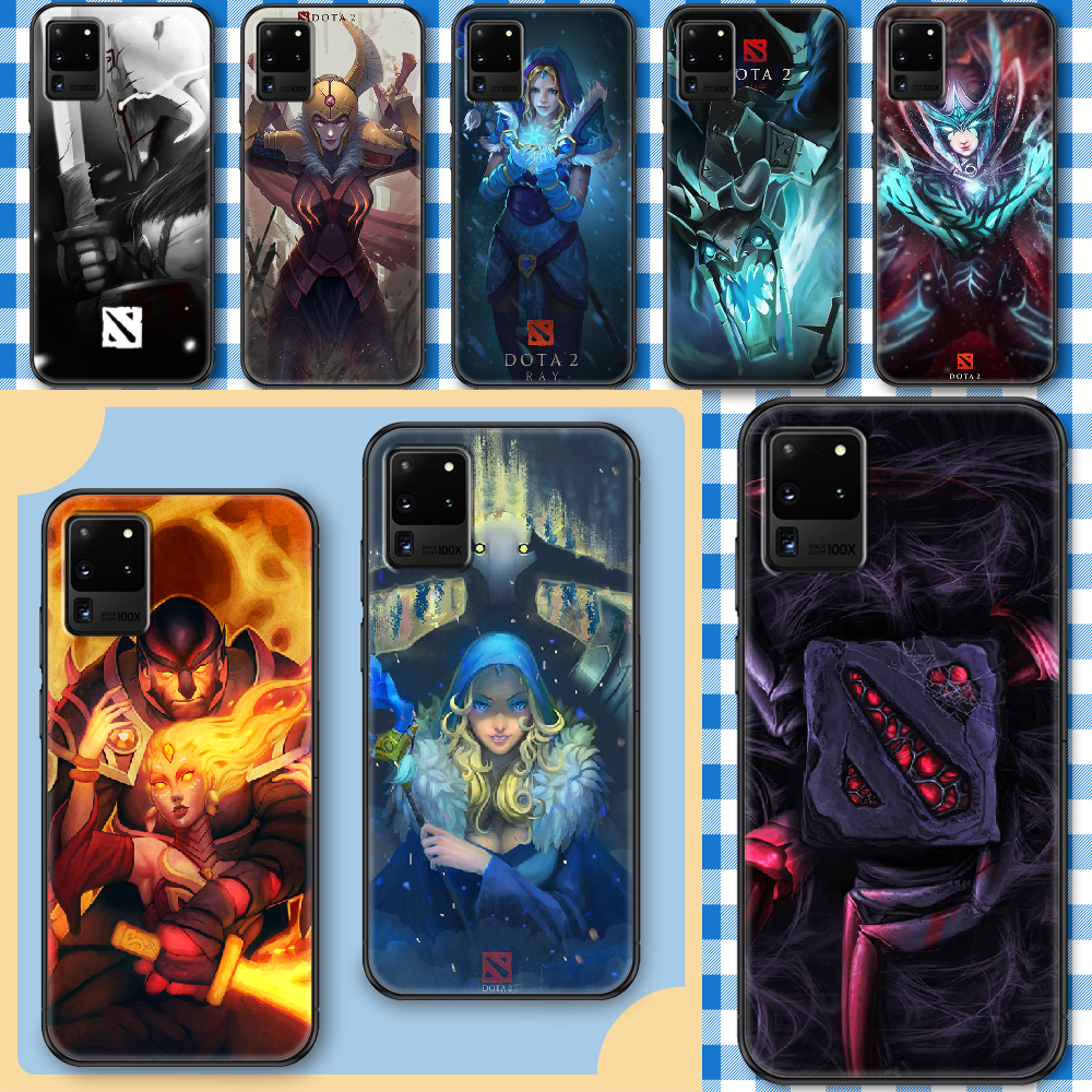 Чехол для телефона dota dota2 game для Samsung Galaxy Note 4 8 9 10 20 S8  S9 S10 S10E S20 Plus UITRA Ultra black art Etui, мягкие чехлы | AliExpress