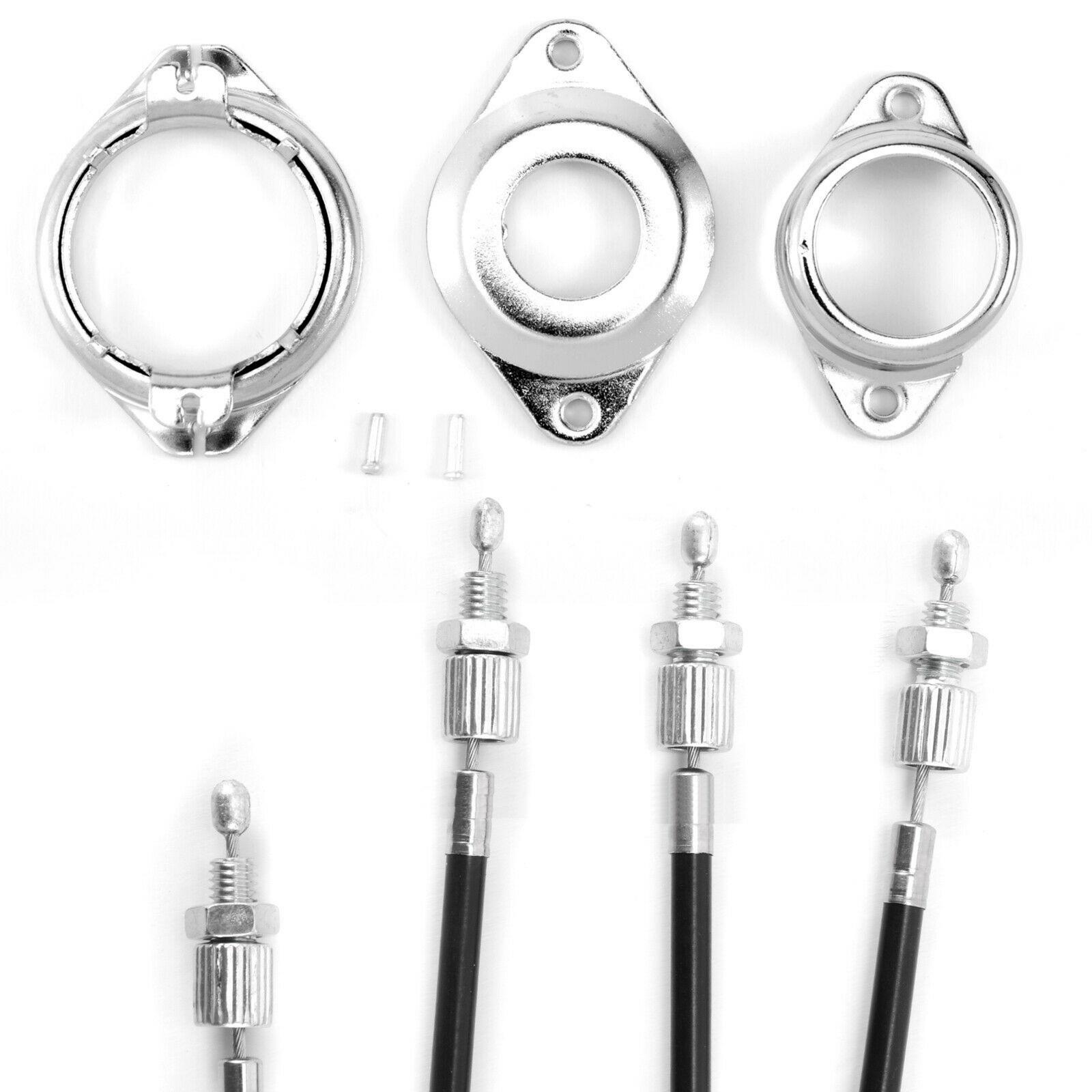 Complete BMX Bike Brake Cables Bicycle Gyro System Front Rear Upper Lower Spinner Rotor Braking Cable Housing Set with Fittings