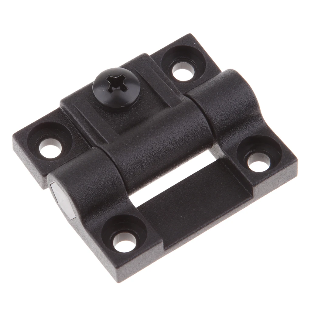 Replaces   E6-10-301-20, 4 Hole Adjustable Torque Hinge, Black Plastic