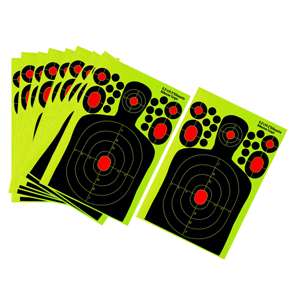 10 pcs Splatter Reactive Self Adhesive Shooting Targets Paper for Shoot Archery Targeting Shooting Accessory