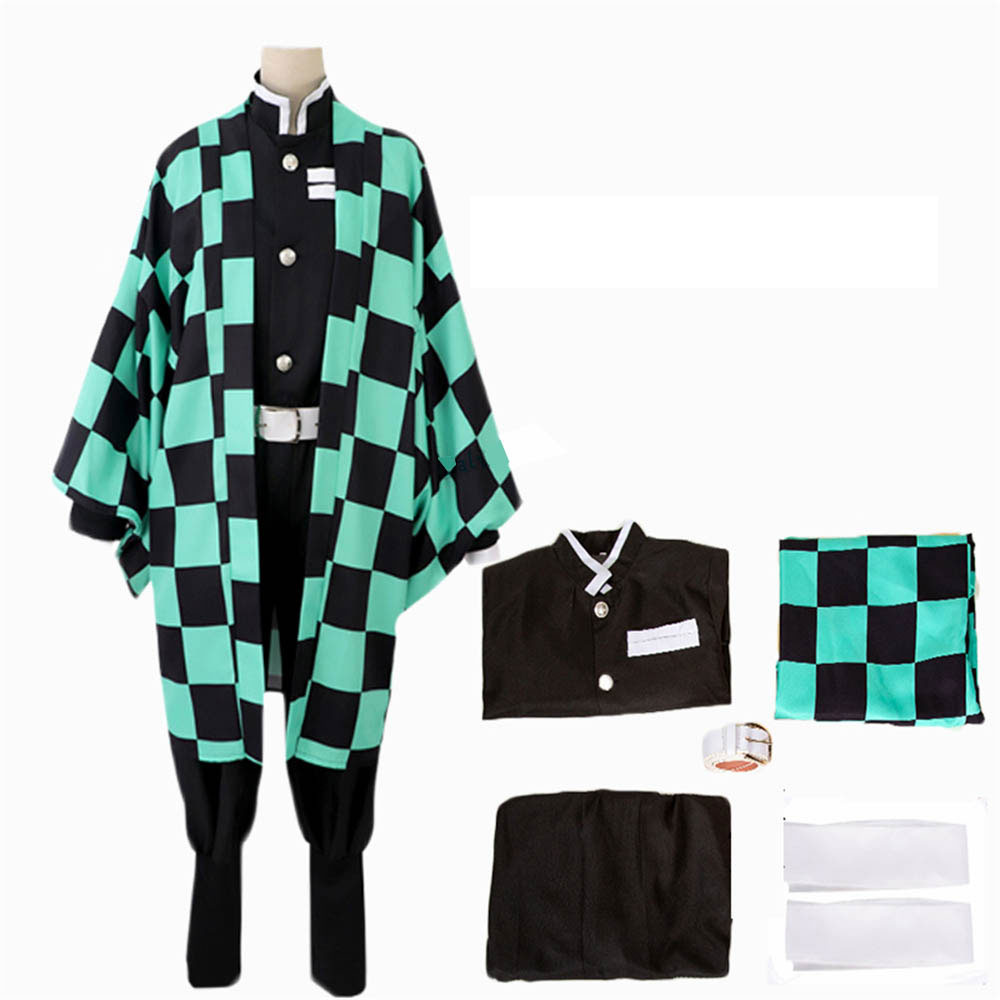Anime Demon Slayer Kimetsu No Yaiba Zenitsu Giyu Tanjirou Kamado Nezuko Cosplay Women Kids Men Kimono Uniform Cosplay Costume Anime Demon Slayer Kimetsu No Yaiba Zenitsu Giyu Tanjirou Kamado Nezuko Cosplay Women Kids Men Kimono Uniform Cosplay Costume