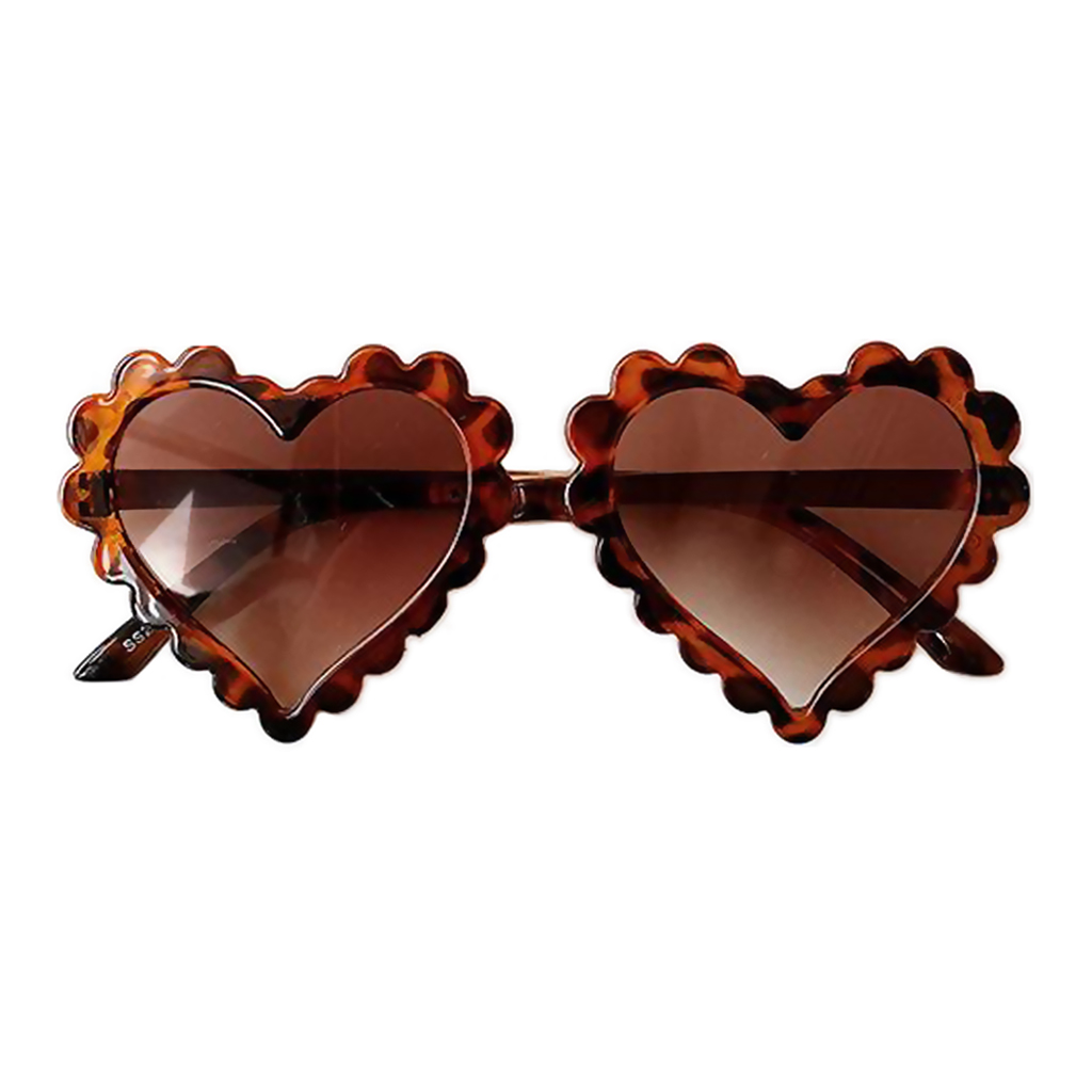 Plastic Sunglasses Heart Shaped Eyeglasses Eyeware Sun Glasses for Kids 3-6 Years Old