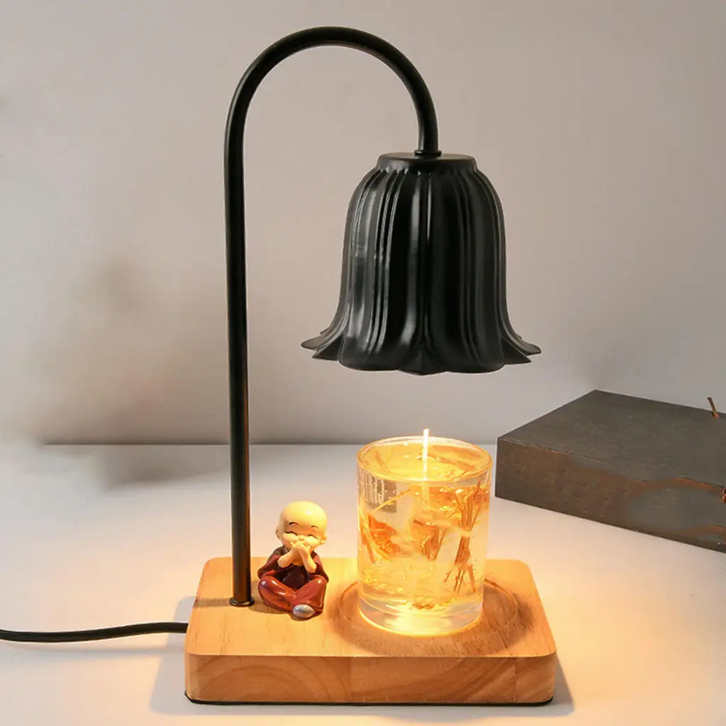 Electric Candle Warmer Wax Burner Melt Lamp Night Light for Essential Oil Ornaments Top-Down Jar Candles