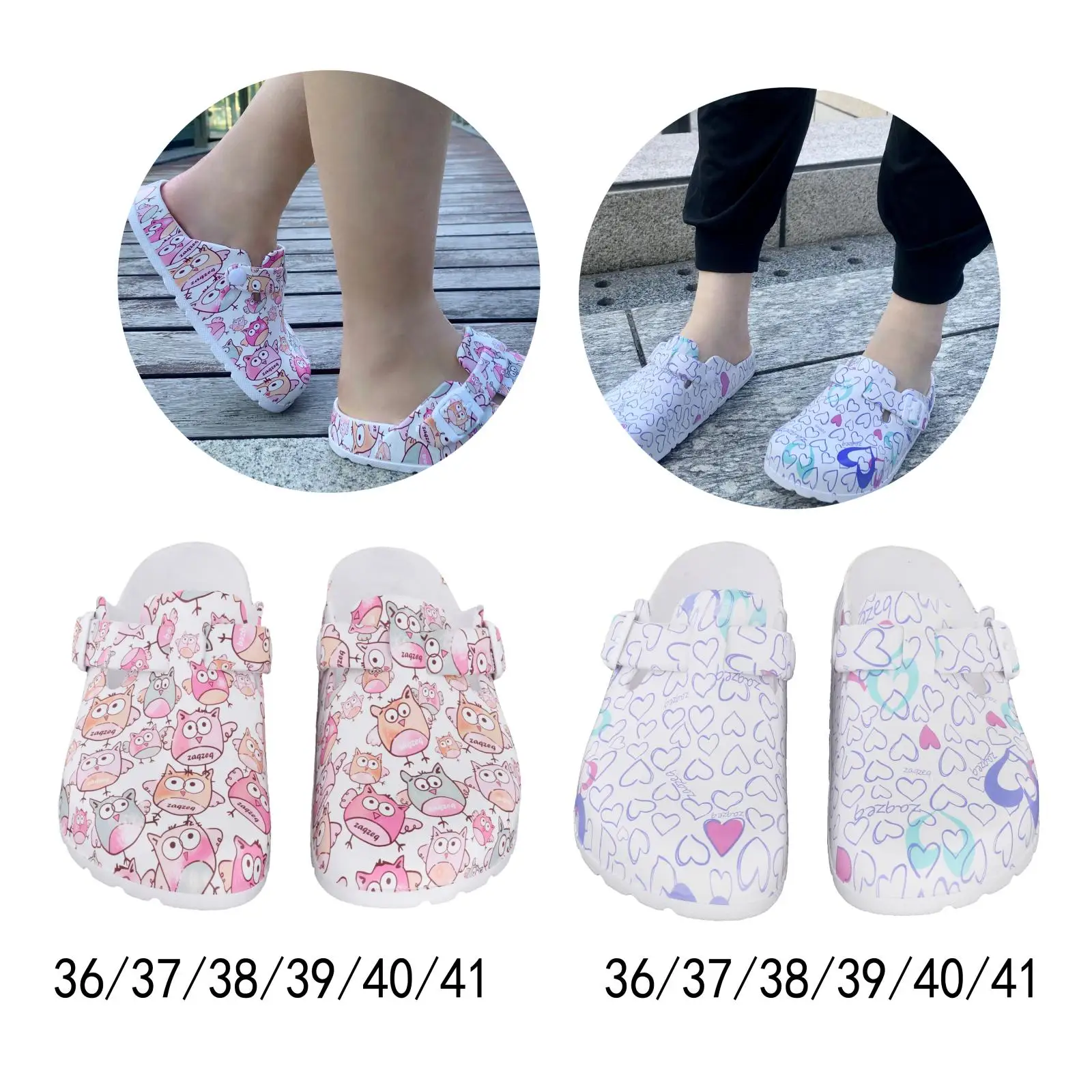 Womens Operating Room Work Nursing Clogs Shoes -Anti Slip Chef Shoes Slipers Summer Outdoor Soft Insole Footwear Shoe Sliper