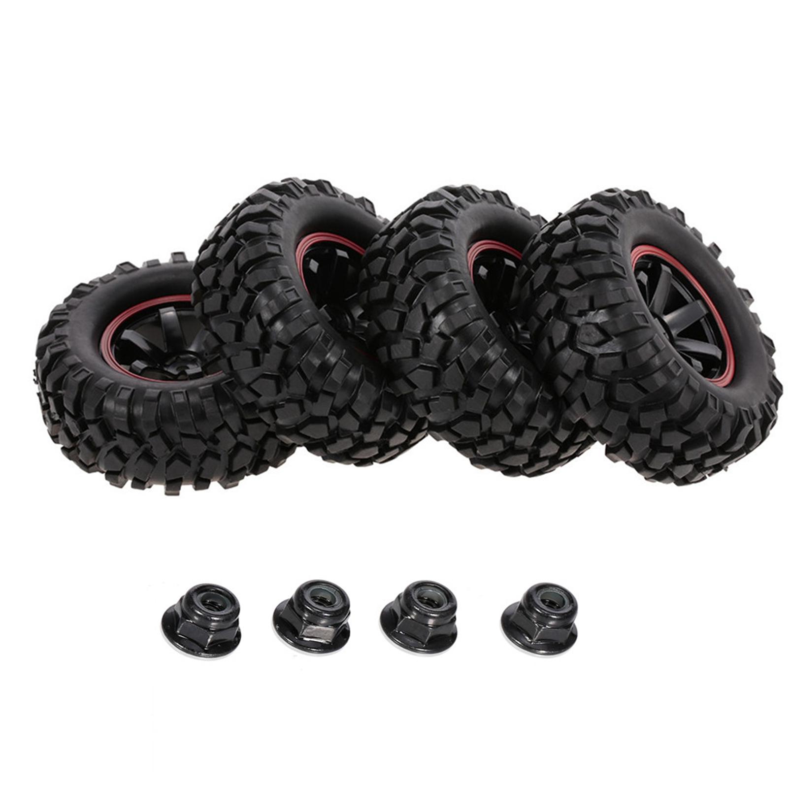 1/10 1.9 Rubber Tyres Tires Super Soft for RC Climbing Rock Crawler Car Tire and Wheel Parts
