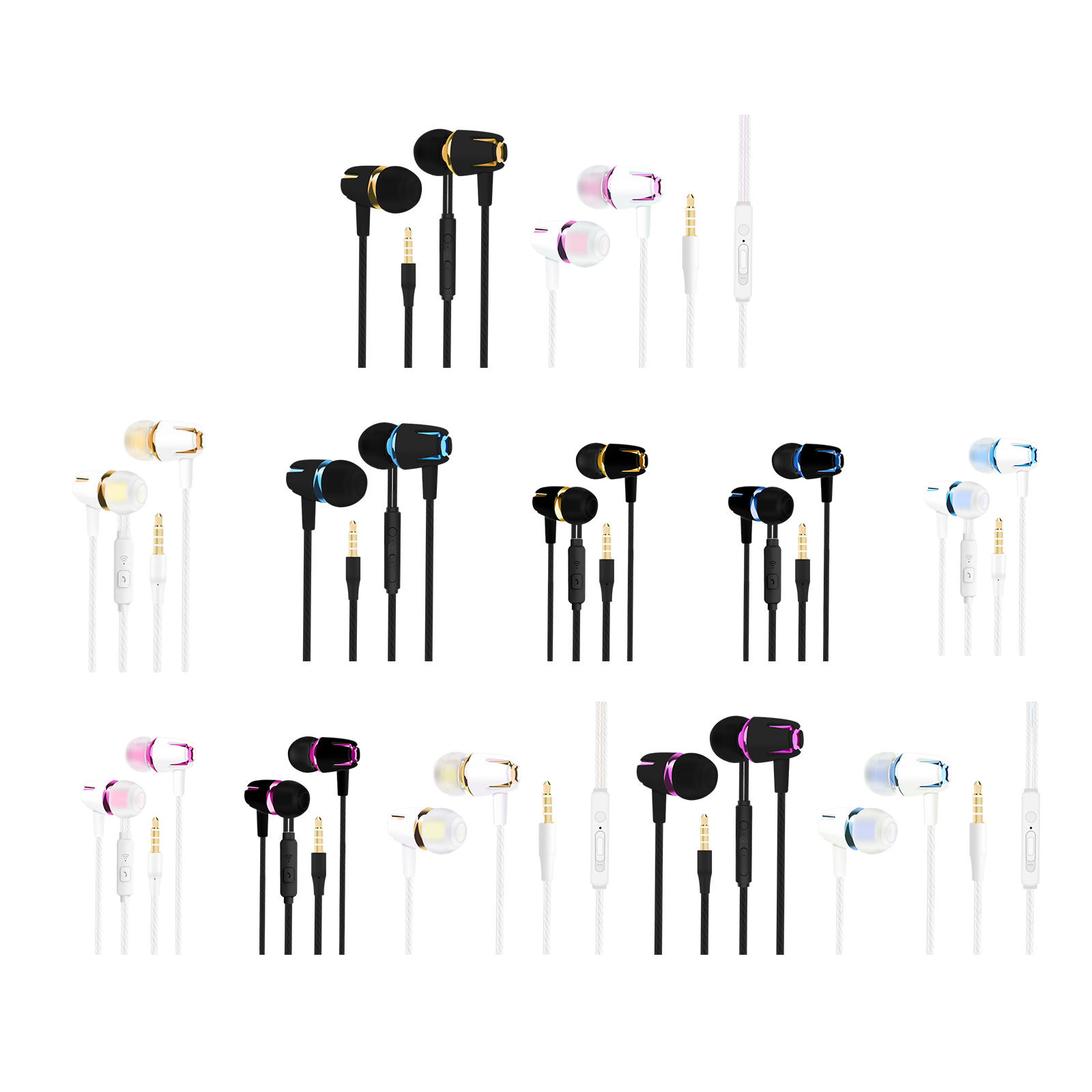 Phones Wired Headphones Noise Isolating Wired Earbuds Earbud Headset In-Ear Earphone for Running Workout Gaming Gym Exercise