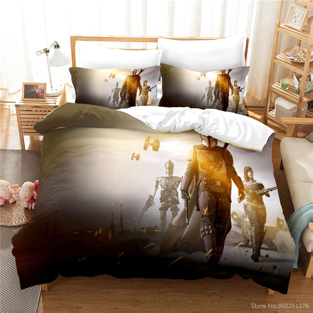 star wars mandalorian duvet cover