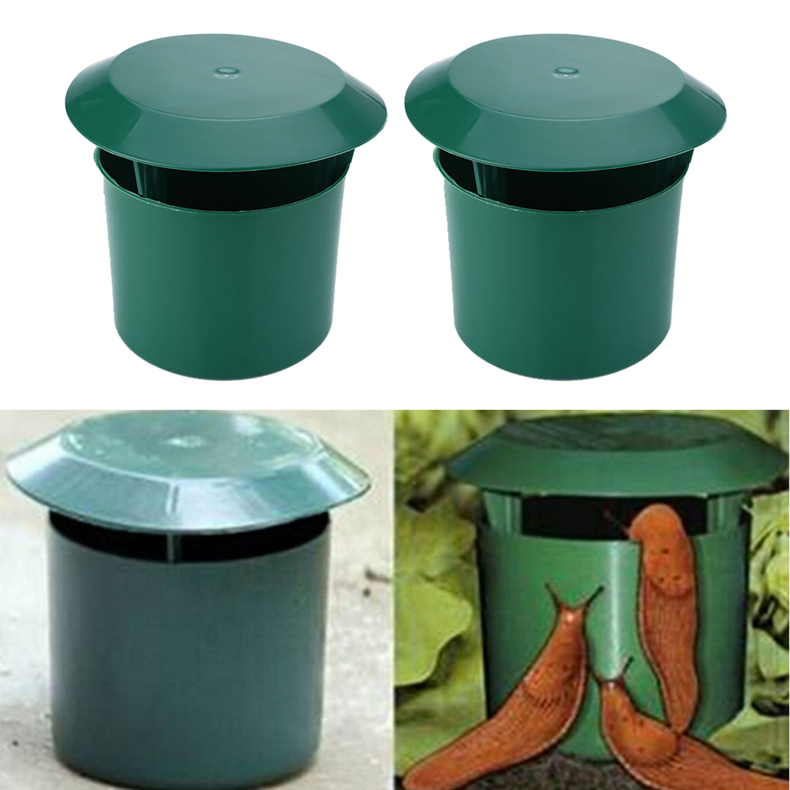 Plastic Snail Slug Trap Catcher Cage House Farm Protector Box Snail Cage