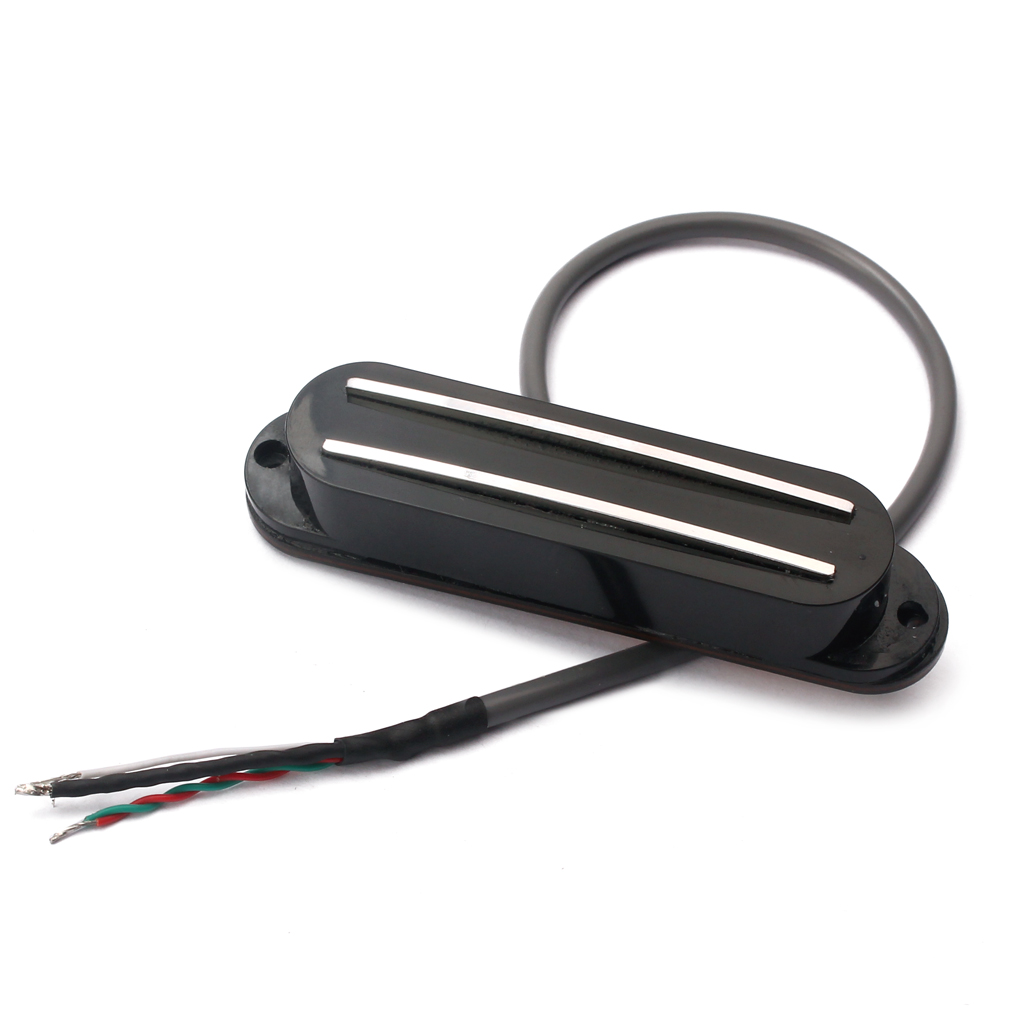 Prewired Dual Hot Rails Pickup Black Cover for Electric Guitars Replacement Part DIY