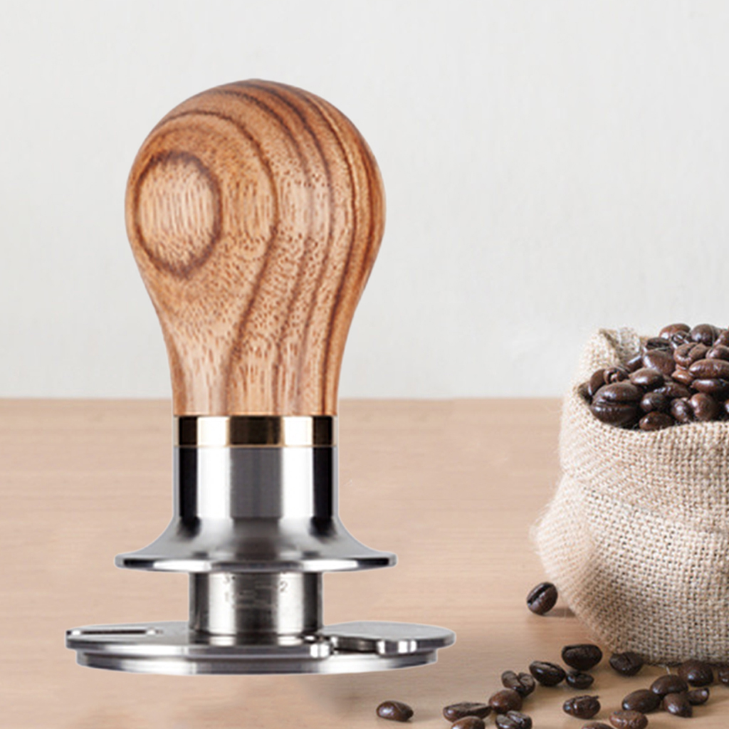 Food Grade 58.5mm Coffee Tamper Professional Wooden Handle Barista Espresso Maker Grinder High Quality  Tool