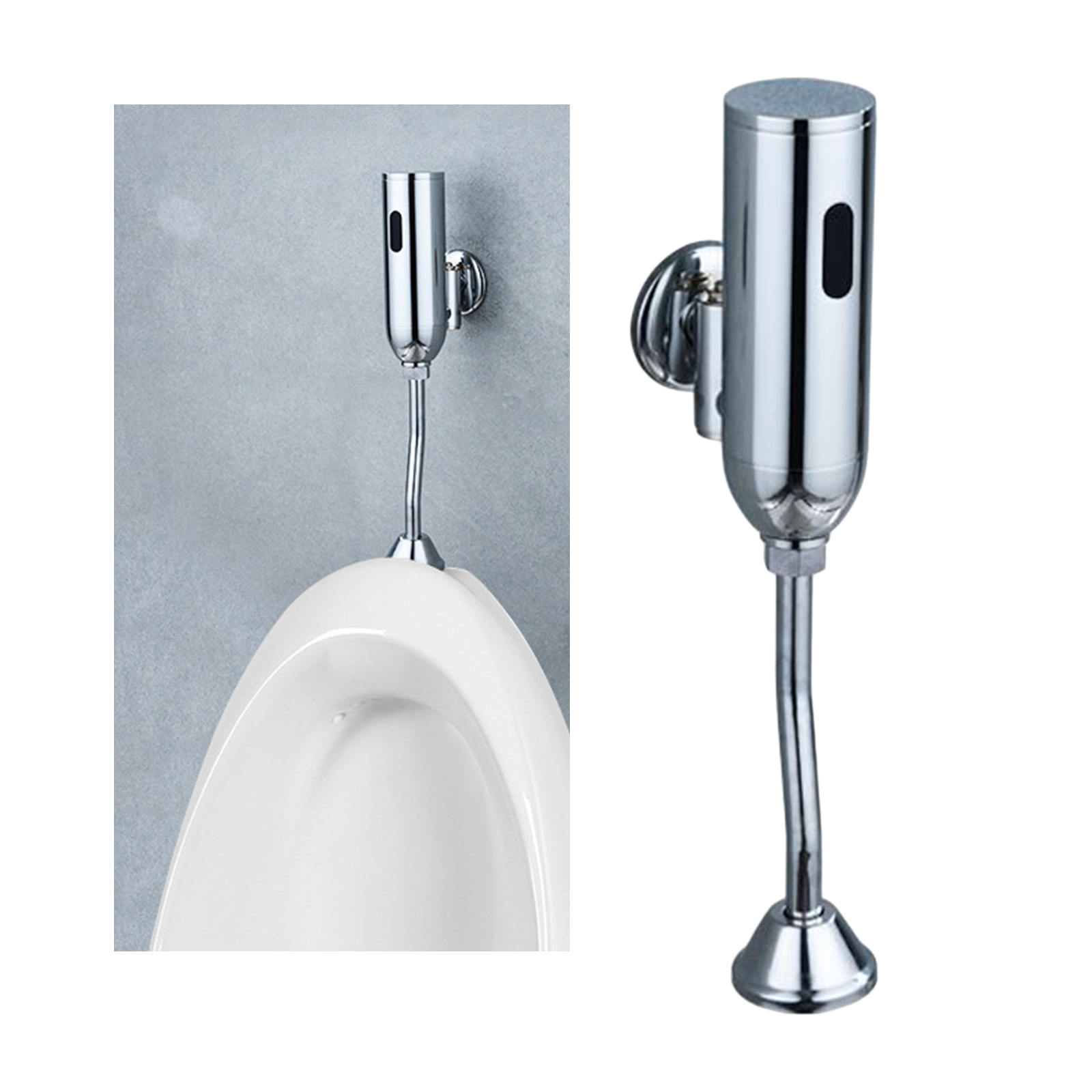 Urinal Flush Valve Brass Toilet Wall Mounted Intelligent Automatic Sensor Urinal Flush Valve