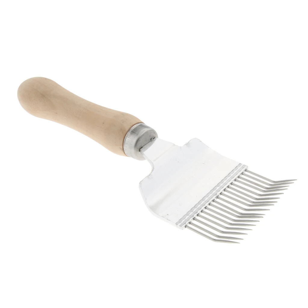 Bee Keeping Beekeeping Honey Comb Scraper Stainless Steel Tooth Fork