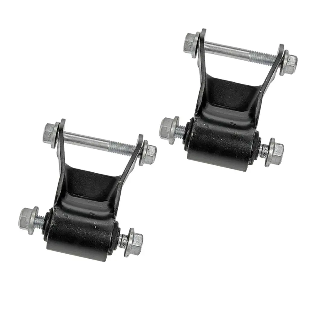1 Pair Rear Leaf Spring Shackle Bracket Set Replacement 22820716 for GMC Sierra 1500 Claic 2500