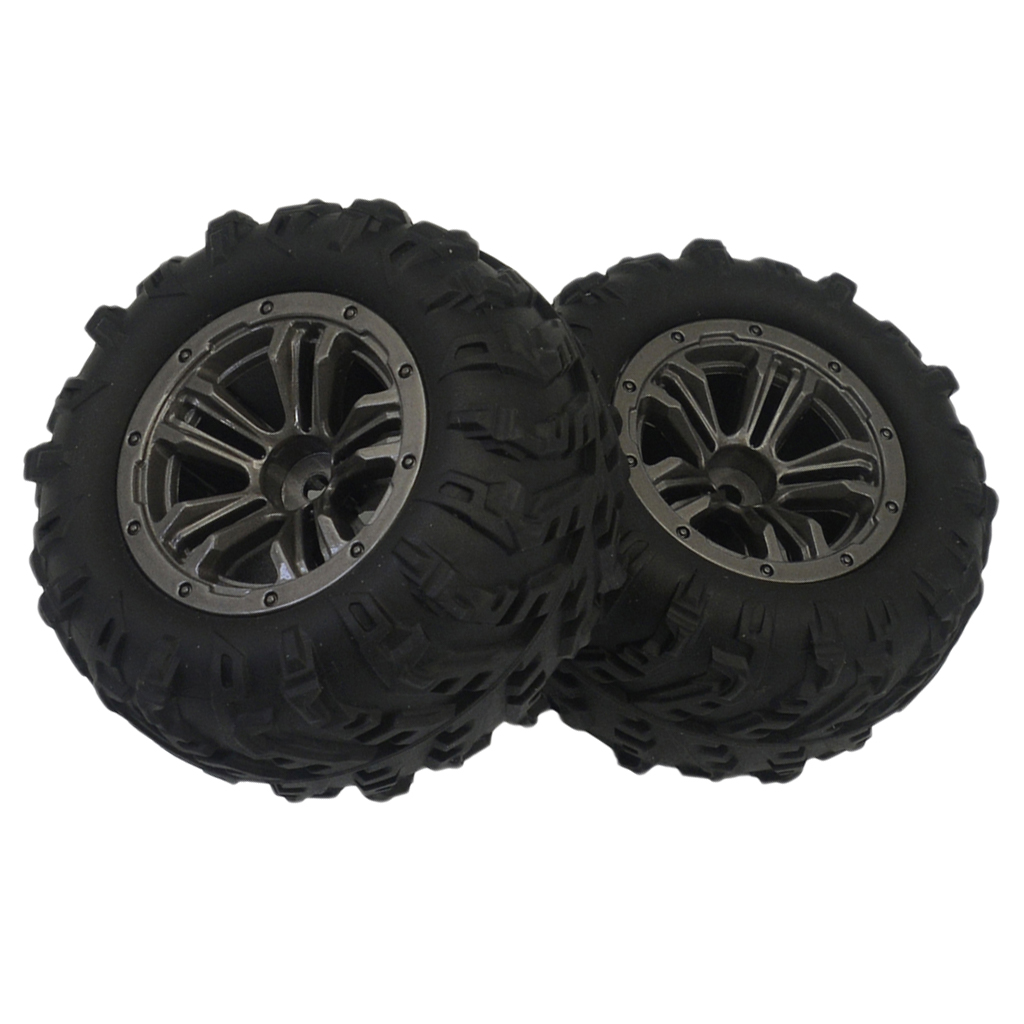 1Pair RC Car Wheel Tyres Accessory for Xinlehong Q901 Q902 Replacements