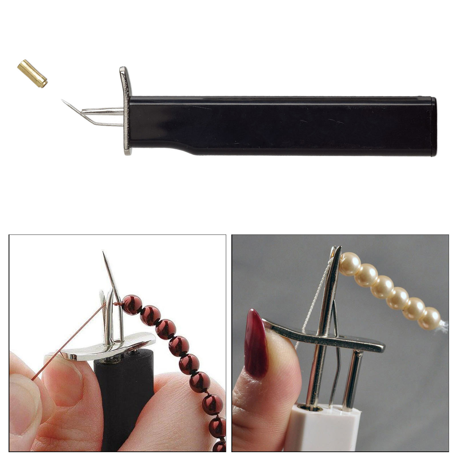 Professional Pearl Knotting Tool Bead Knotter Tight Consistent Knot Tool DIY Jewelry Making Crafting Create Secure Knots Beading