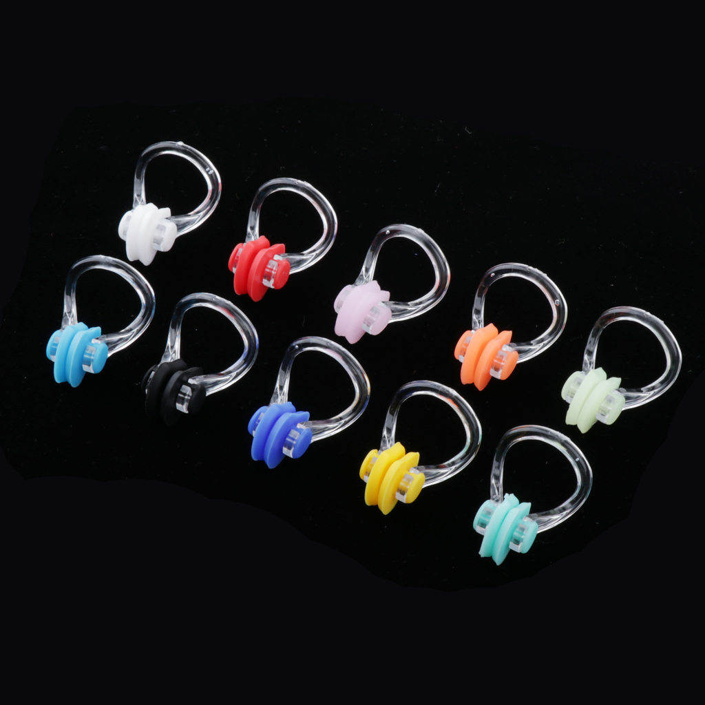 10pcs Comfortable Swim Nose Clip Swimming Adults Kids Swimmers Nose Plug
