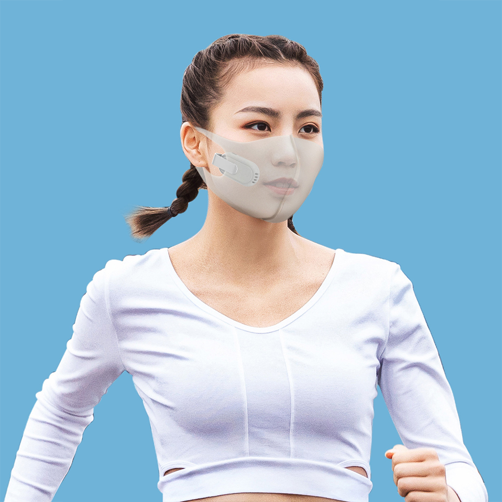 Outdoor Clip-on Mask Fan Mini Electric Portable Wearable USB Reusable Breathable Cooling Fan Fresh Air Air Conditioner
