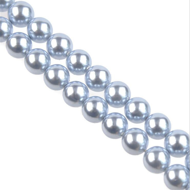 Wholesale OlingArt 4 6 8 10 12 14mm round Red multicolor Glass imitation pearl DIY Earrings Bracelet necklace jewelry making